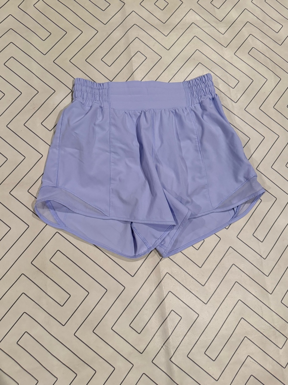 Lululemon Lavender High Rise Hotty Hot Shorts